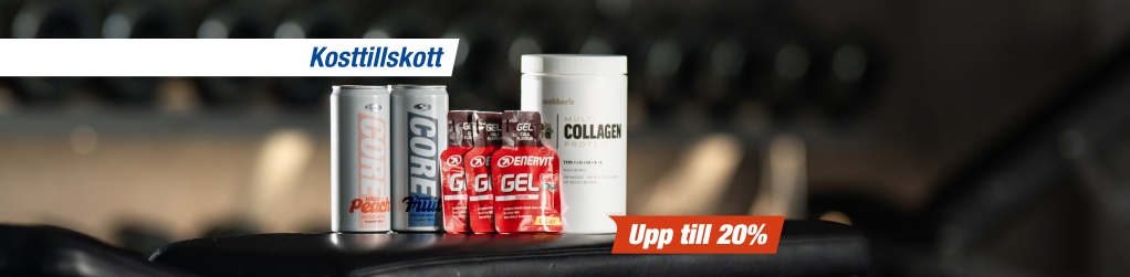 Upp till 20% på kosttillskott